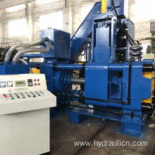 Horizontal Automatic Scrap Steel Chippings Briquetting Line